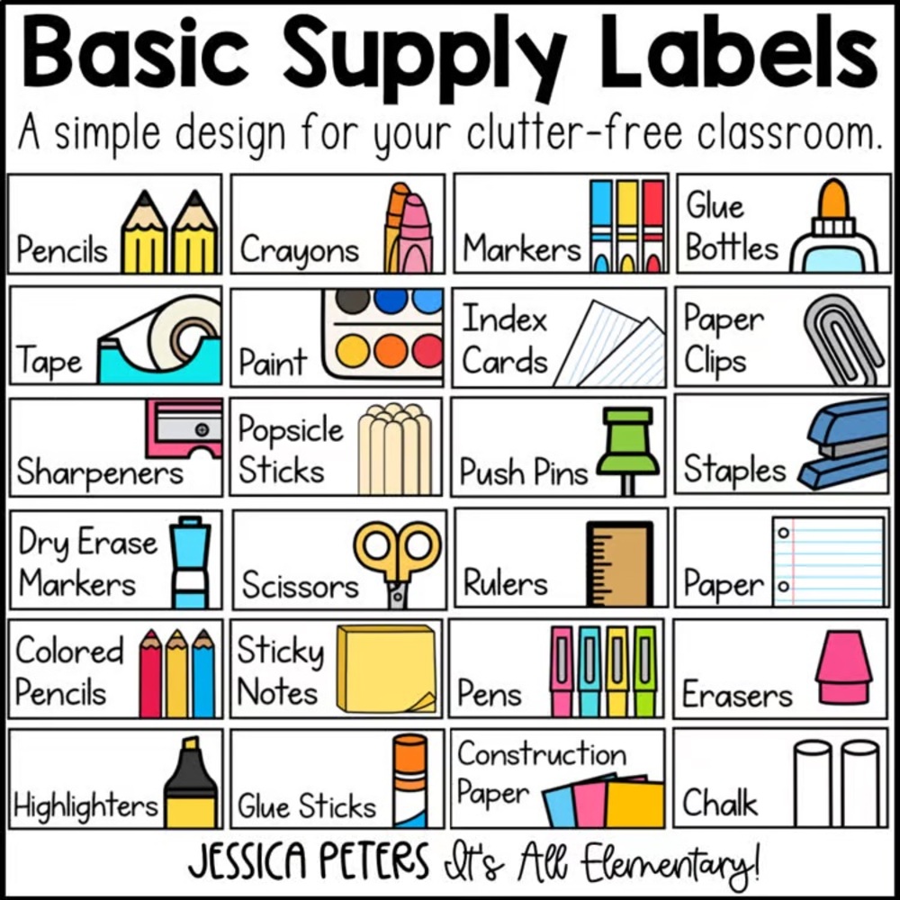 Buy my daughter school supplies